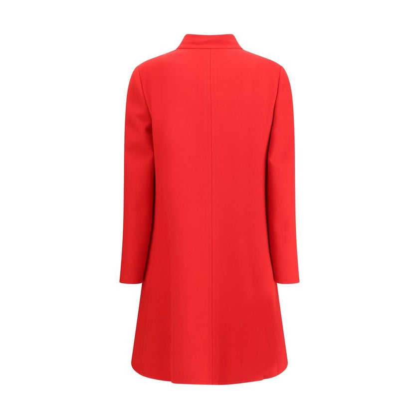Valentino Multicolor Fleece Wool Coat - HOLLIN STUDIO