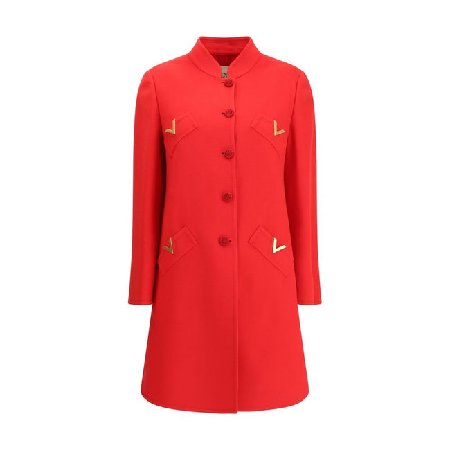 Valentino Multicolor Fleece Wool Coat - HOLLIN STUDIO