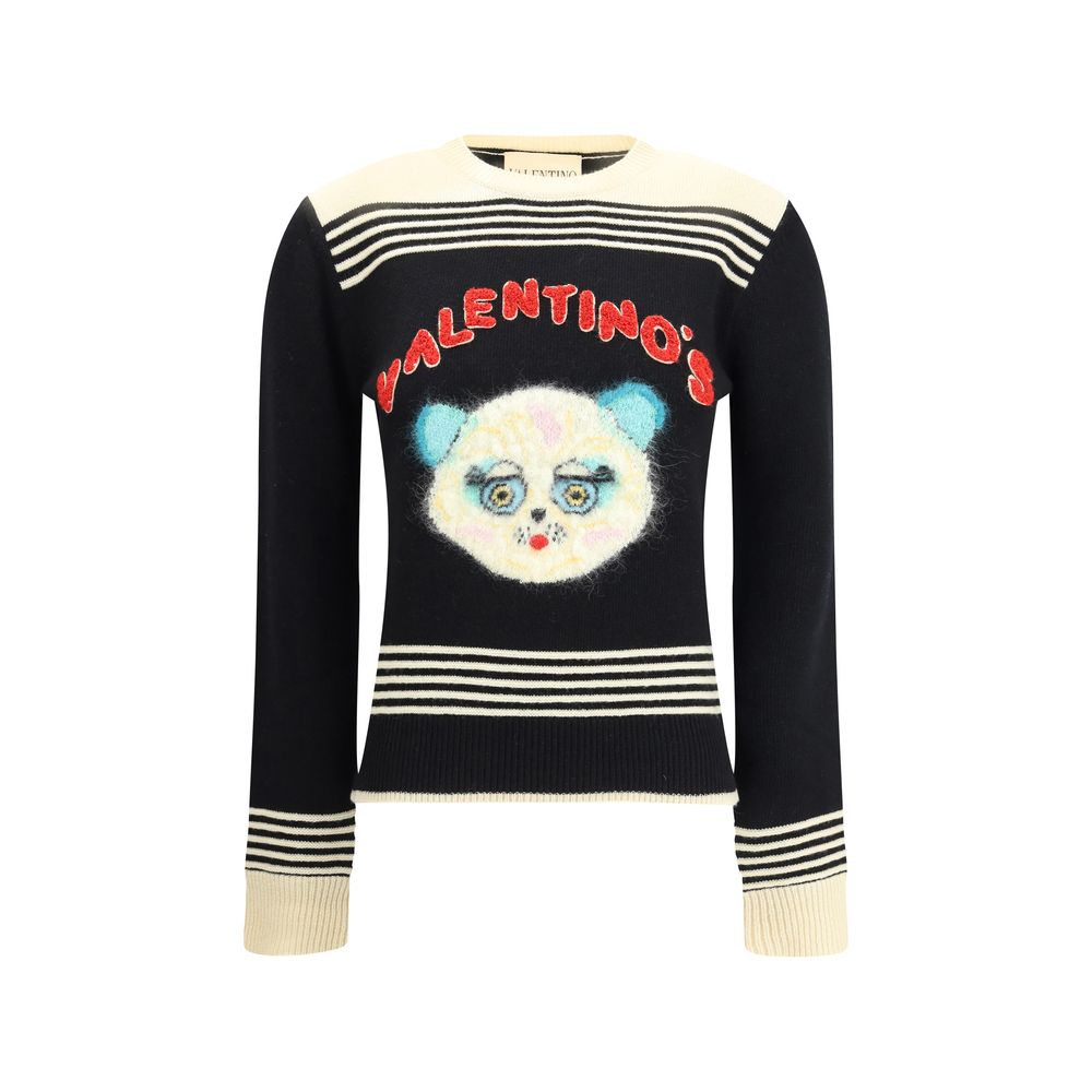 Valentino Multicolor Fleece Wool Sweatshirt - HOLLIN STUDIO