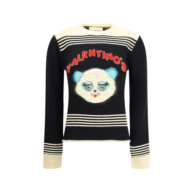 Valentino Multicolor Fleece Wool Sweatshirt - HOLLIN STUDIO