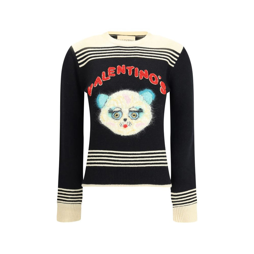 Valentino Multicolor Fleece Wool Sweatshirt - HOLLIN STUDIO