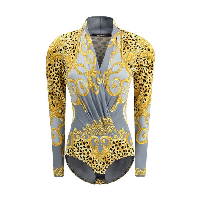 Versace Multicolor Viscose Top - HOLLIN STUDIO